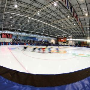 weather-proof indoor ice event ring 