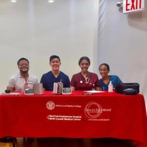 Four students from Weill Cornell Clinical and Translational Science Center.