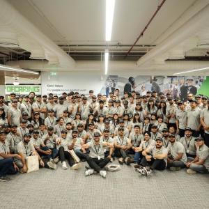 Bangalore, India team during Day of Caring celebration