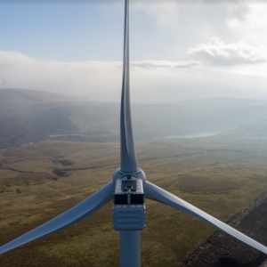 wind turbine close up