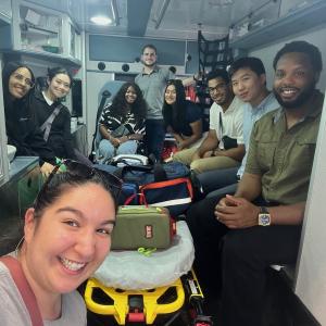 Students shown in an ER.