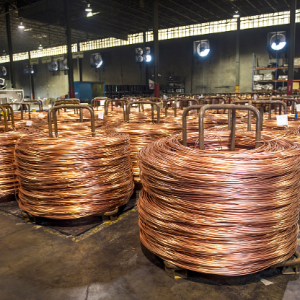 Rolls of Copper wire