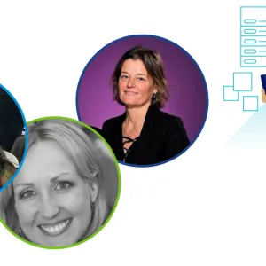 Individual photos of women honouring the invaluable role women play within the technology industry