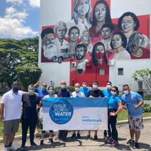 Xylem employees participating in Aquaton, raising funds for clean water access projects in Latin America.