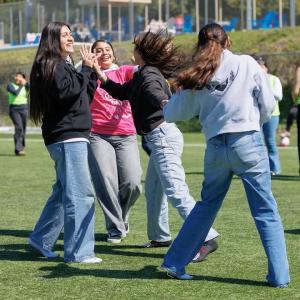 The event was designed to help the girls stay active and build their self-belief. 