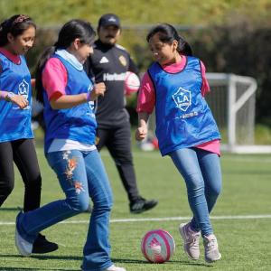 Attendees participated in a variety of sports clinics and network with inspiring female leaders and athletes.