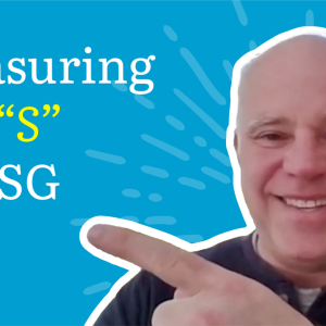 Measuring the "S" in ESG