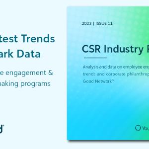 "See the latest trends & Benchmark data, CSR Industry Review" report cover