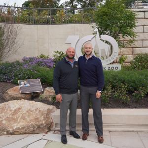 KeyBank representatives shown at the Zoo.
