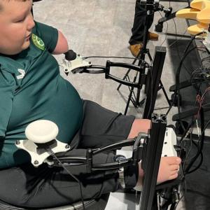 Daire with the gaming rig