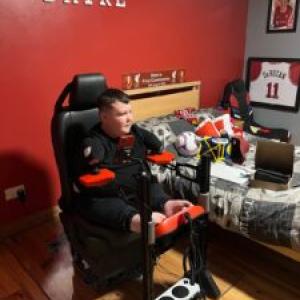 Daire with the gaming rig