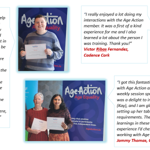 Quotes from three participants in the program. 