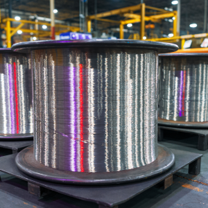 Photo of aluminum rod spools