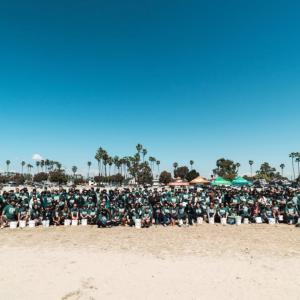 The LA Kings joined forces with the Anaheim Ducks, Mercury Insurance and Ryan's Recycling to collect more than858 pounds of trash.