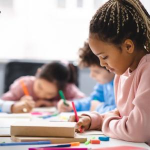 Children drawing