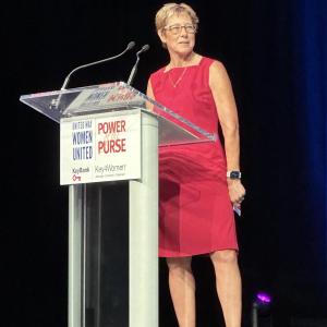 speaker at the podium