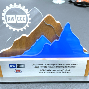 The 2023 NWCCC Distinguished Project Award.