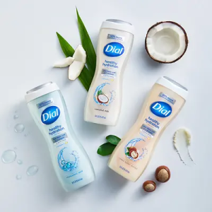 Bottles of Dial Healthy Hydration