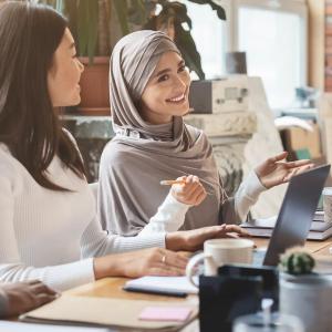 Women working