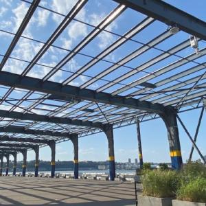 wide view of pier 76 in New York