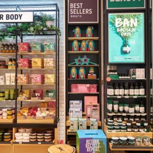 Inside The Body Shop store