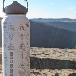 Help them check off the parks they visit with this water bottle from Wondery.