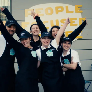 321 Coffee team posing