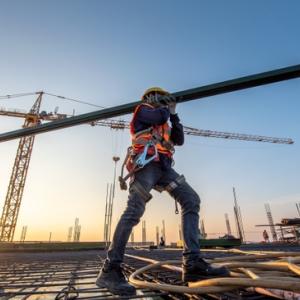 A builder at work