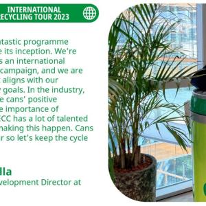 Veronique Curulla, board member of the Every Can Counts Executive Committee