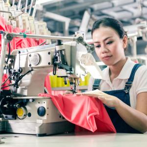 worker in garment factory