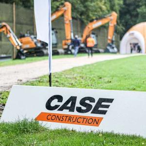 CASE CONSTRUCTION sign on the grass