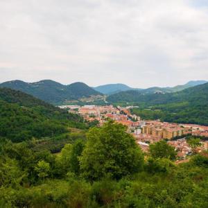Aerial view of Olot