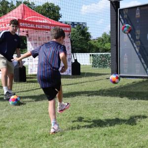 people playing soccer
