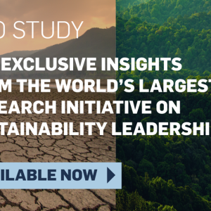 CEO STUDY: Get exclusive insights from the world's largest research initiative on sustainability leadership