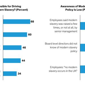 Chart of Financial Institutions and Modern Slavery: Awareness Is Lacking UK Financial Industry Survey Results