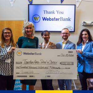 oversized check presentation