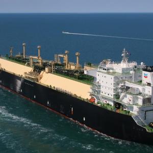 Chevron container ship