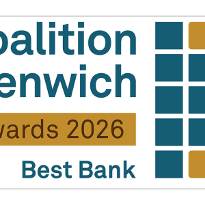 Coalition Greenwich Awards 2026 - Best Bank