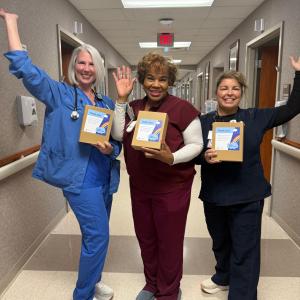 medical staff smiling