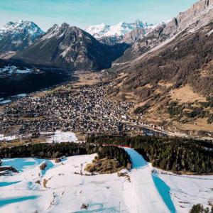 valley below mountains