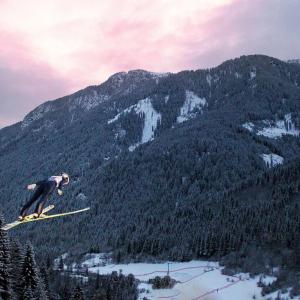 mountains in the sun