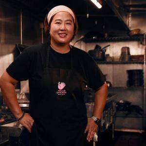 woman in kitchen