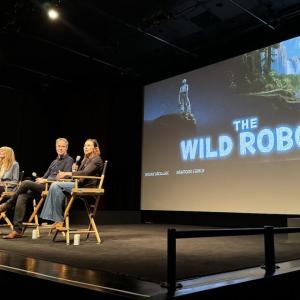 The Wild Robot creators talk on stage