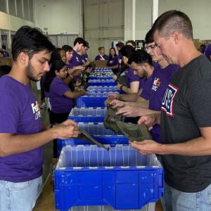 FedEx Cares volunteers