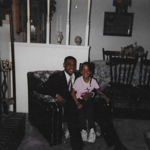 Shavonn as a young child with brother, Jerry Jr.