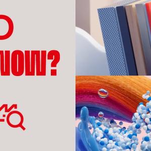 "Did you know?" with an abstract image