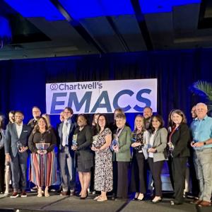 Group photo at award presentation