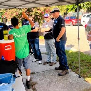 people at an event together