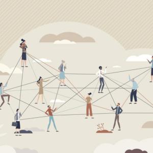 Graphic Illustration of Employee Network