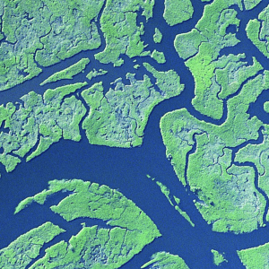 satellite view of earth